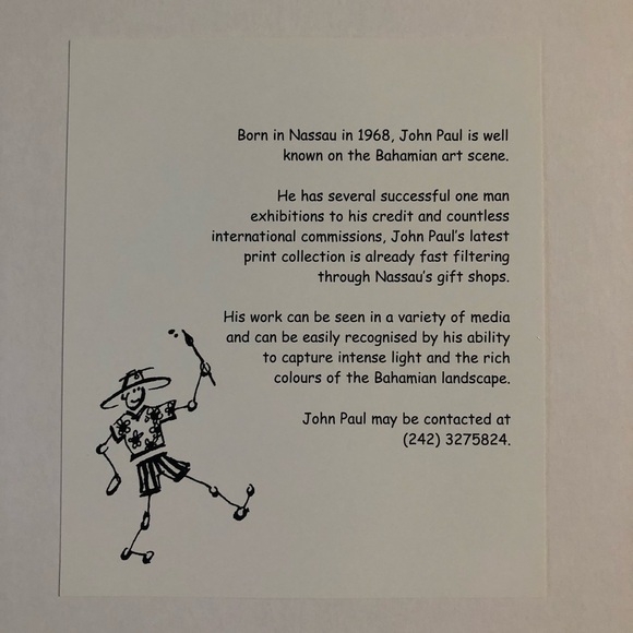 Artist Signed Watercolor Print - Rich Colors Intense Light - Bahama Fish Ocean - Picture 10 of 11